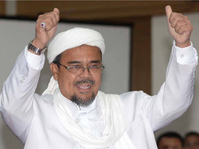 Pemimpin FPI Habib Rizieq Shihab 