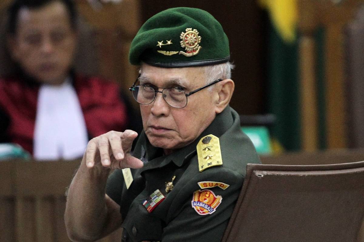 Mantan Kepala Staf Komando Cadangan Strategis Angkatan Darat (Kostrad) Mayor Jenderal (Purn) Kivlan Zen