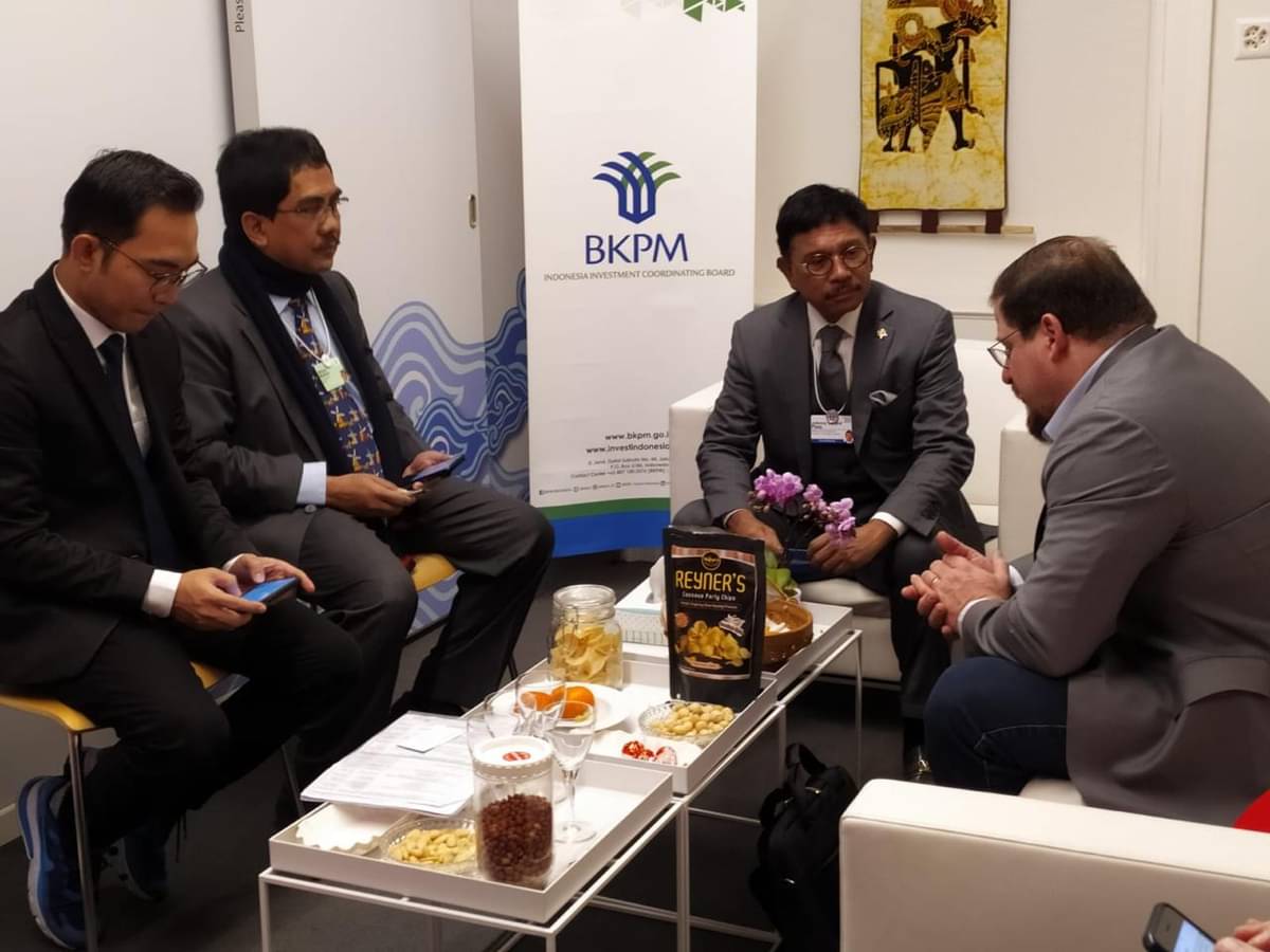 Pertemuan Menkominfo Johnny G Plate dengan perwakilan Qualcomm