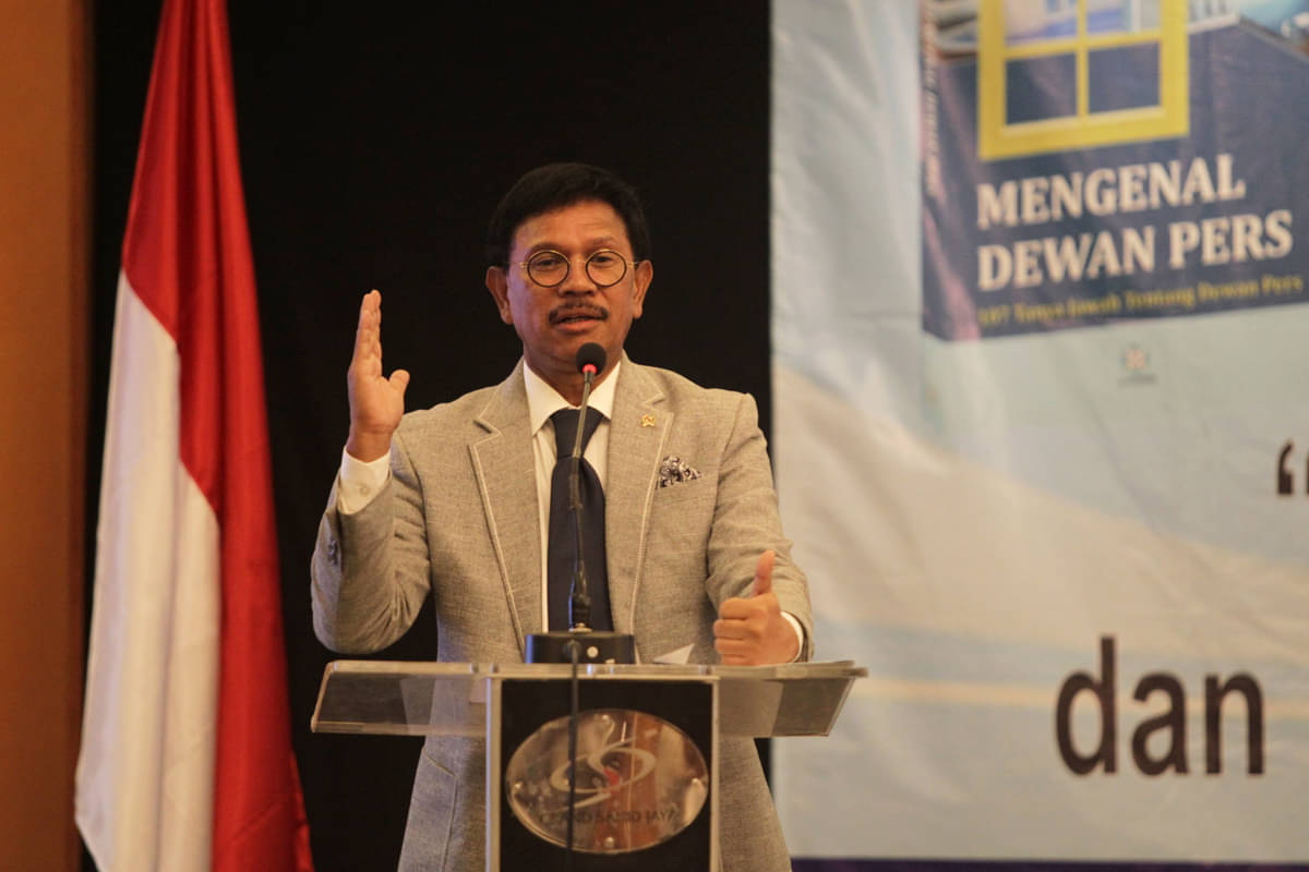 Menteri Komunikasi dan Informatika Johnny G Plate