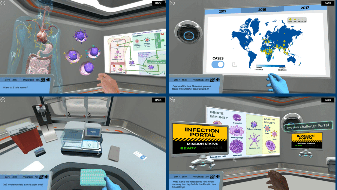 Contoh simulasi laboratorium virtual.