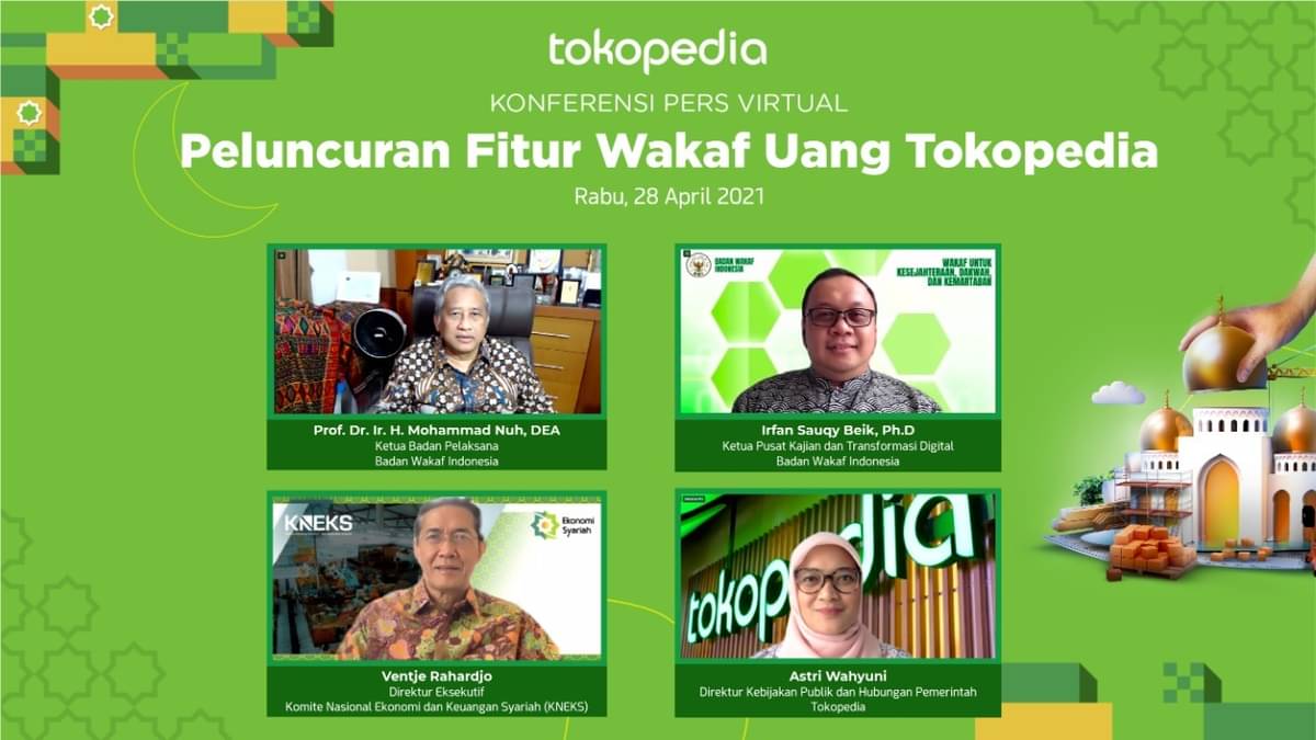 Peluncuran fitur wakaf uang Tokopedia Salam