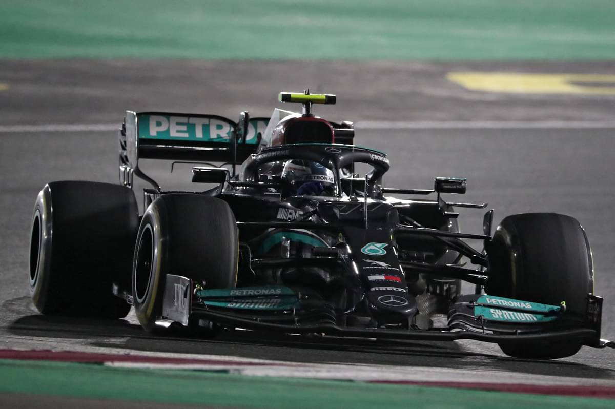 Valtteri Bottas saat membalap di GP Qatar
