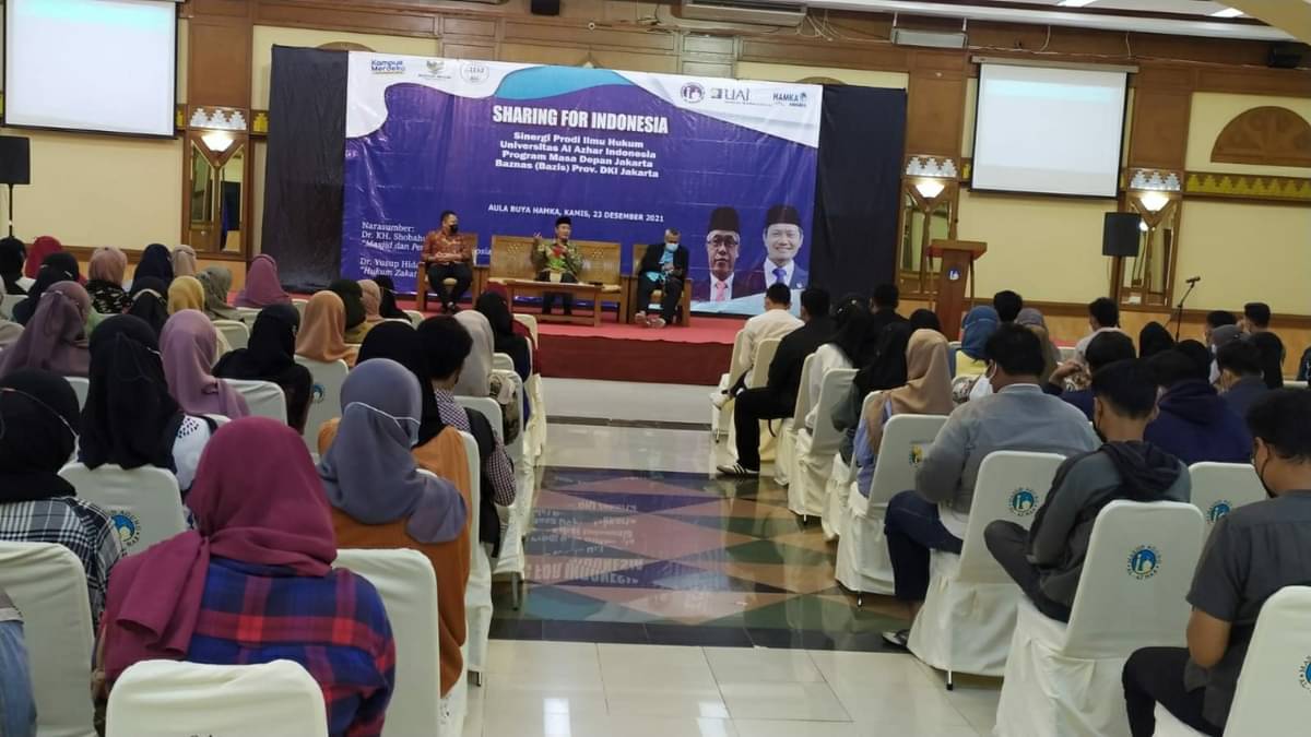 Kegiatan Sharing for Indonesia dengan tema hukum zakat dalam konteks perundang-undangan. 
