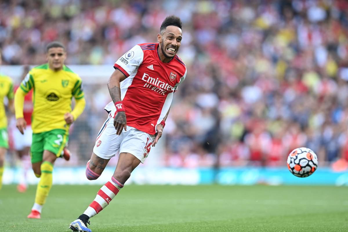 Striker Arsenal Pierre Emerick-Aubameyang