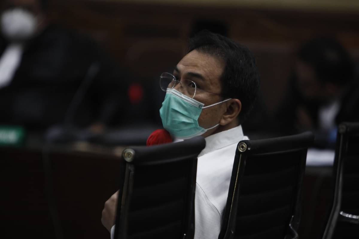 Terdakwa mantan Wakil Ketua DPR Azis Syamsuddin