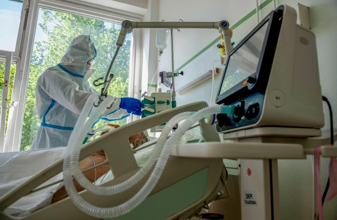 Ilustrasi - Ventilator covid-19.