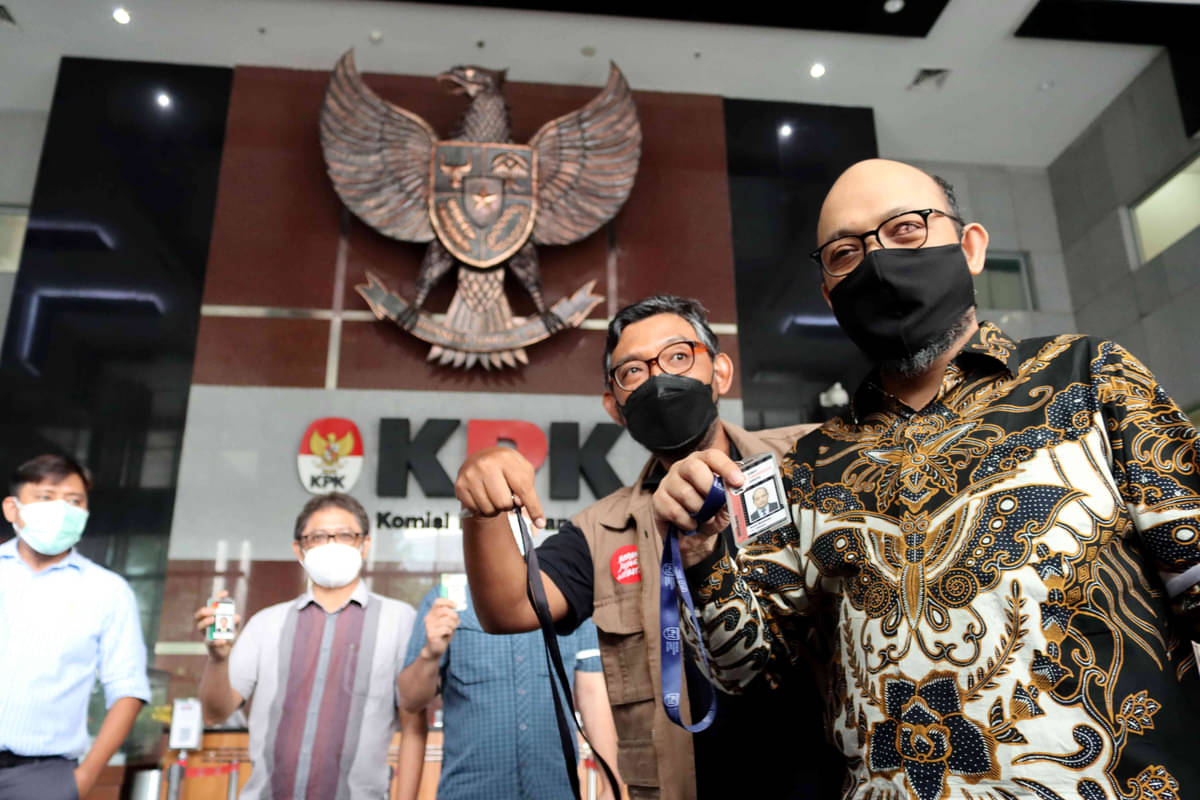  57 pegawai KPK yang tak lolos tes wawasan kebangsaan (TWK) untuk alih status menjadi ASN diberhentikan dengan hormat per 30 September 2021