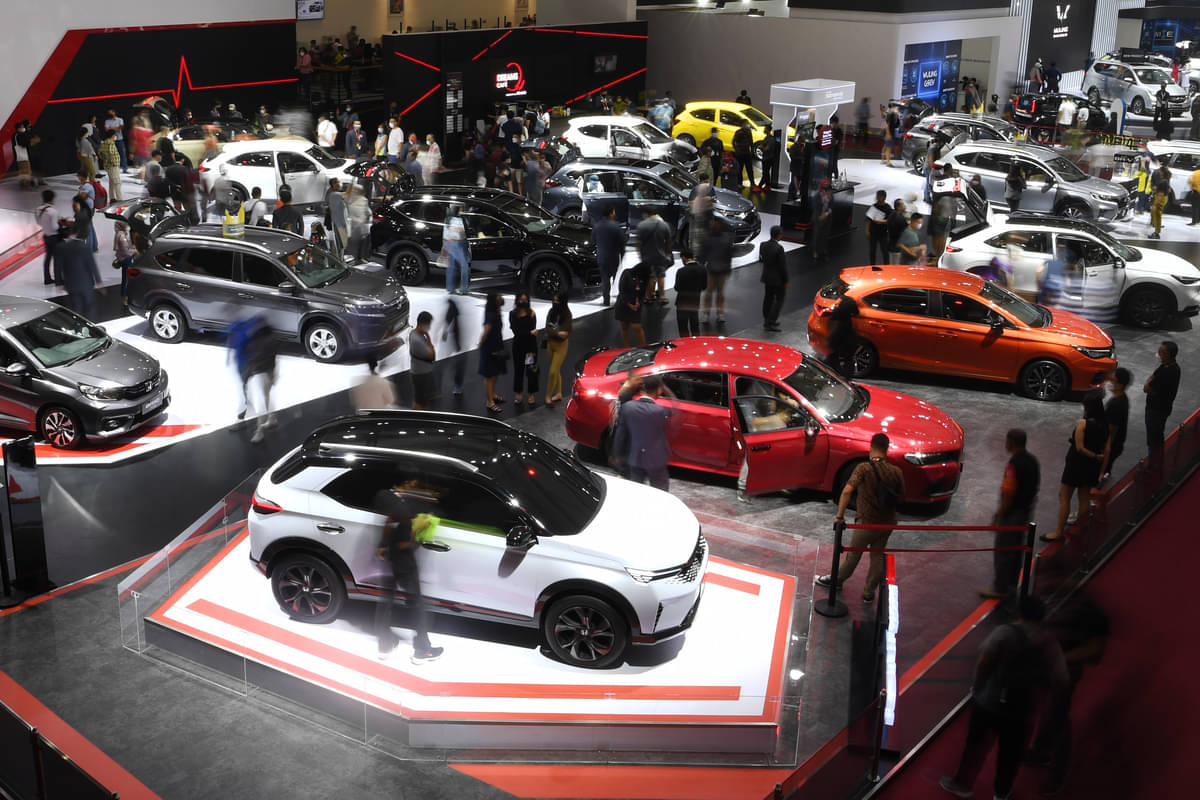 Indonesia International Motor Show (IIMS) Hybrid 2022 di JIExpo Kemayoran, Jakarta.