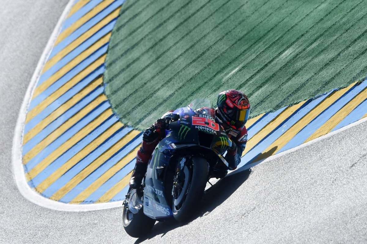Pembalap tim Yamaha FABIO Quartararo 