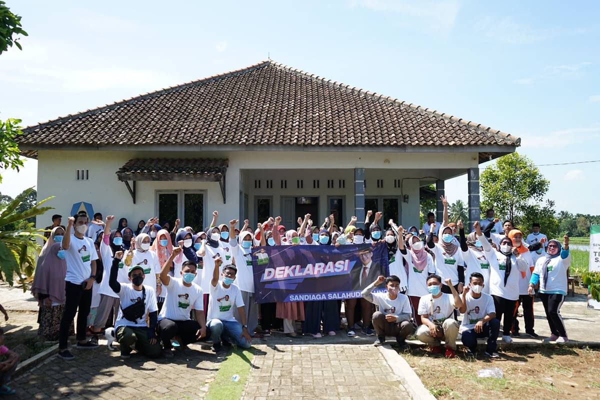 Deklarasi dukungan kepada Sandiaga Uno di Banten.