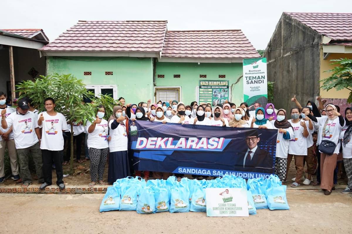 Deklarasi dukungan bagi Sandiaga Uno di Banyuasin.
