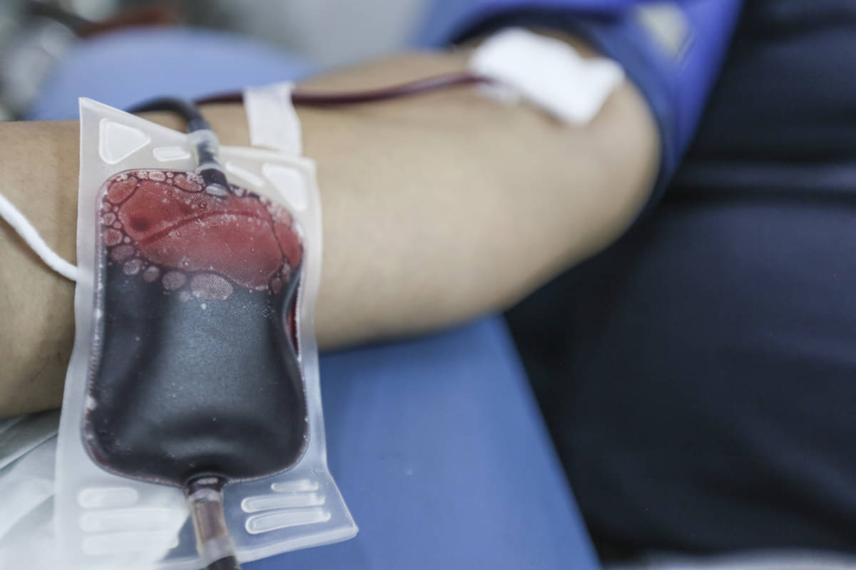 Ilustrasi kegiatan donor darah