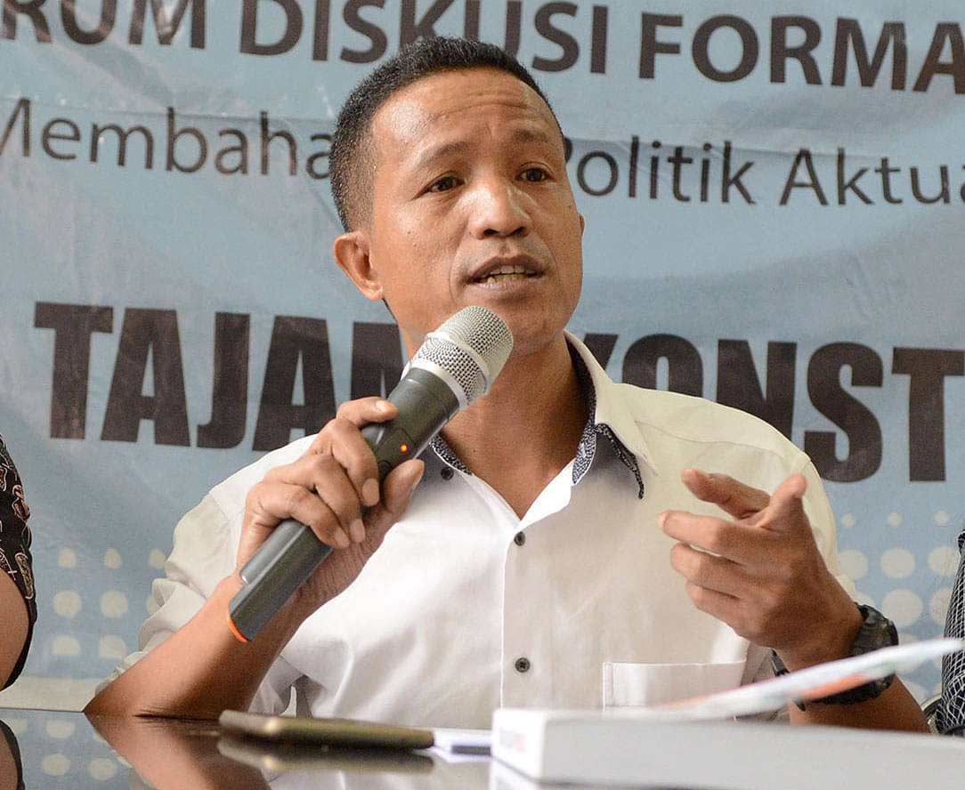Peneliti Forum Masyarakat Peduli Parlemen Indonesia (Formappi) Lucius Karus.