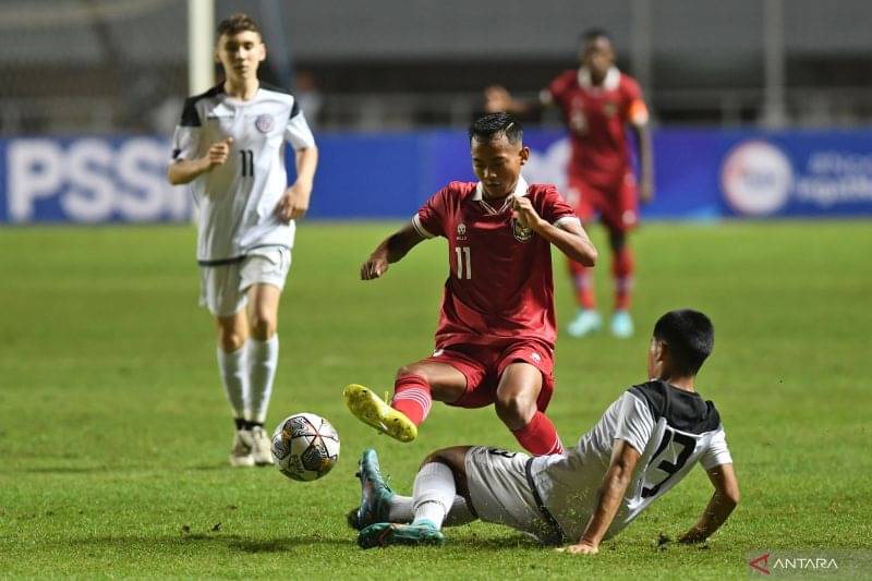 Laga Indonesia versus Guam di Kualifikasi Piala Asia 2022