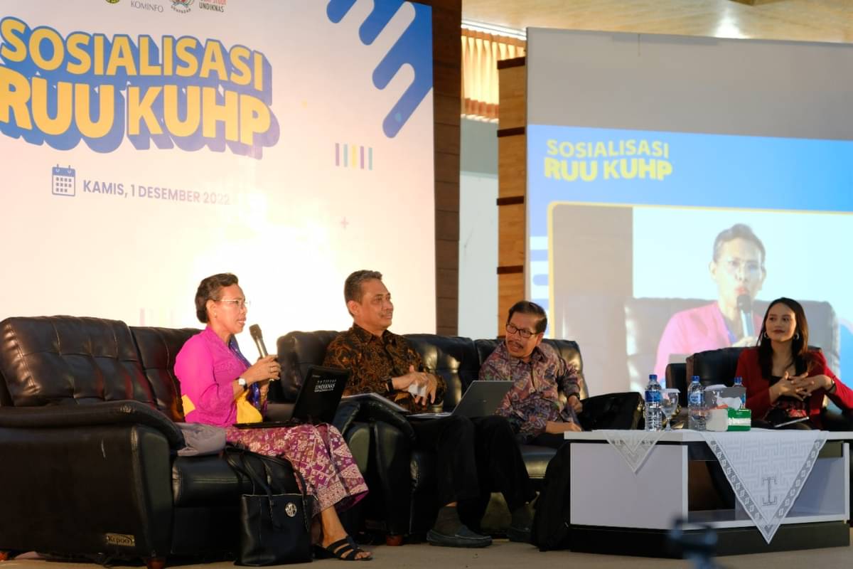 Kegiatan Sosialisasi RUU KUHP di Universitas Pendidikan Nasional (Undiknas) Denpasar 