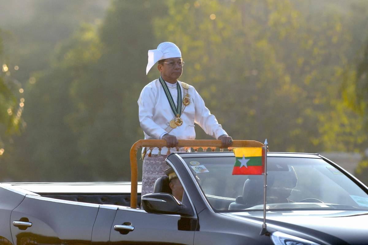 Pemimpin junta Myanmar Jenderal Min Aung Hlaing.