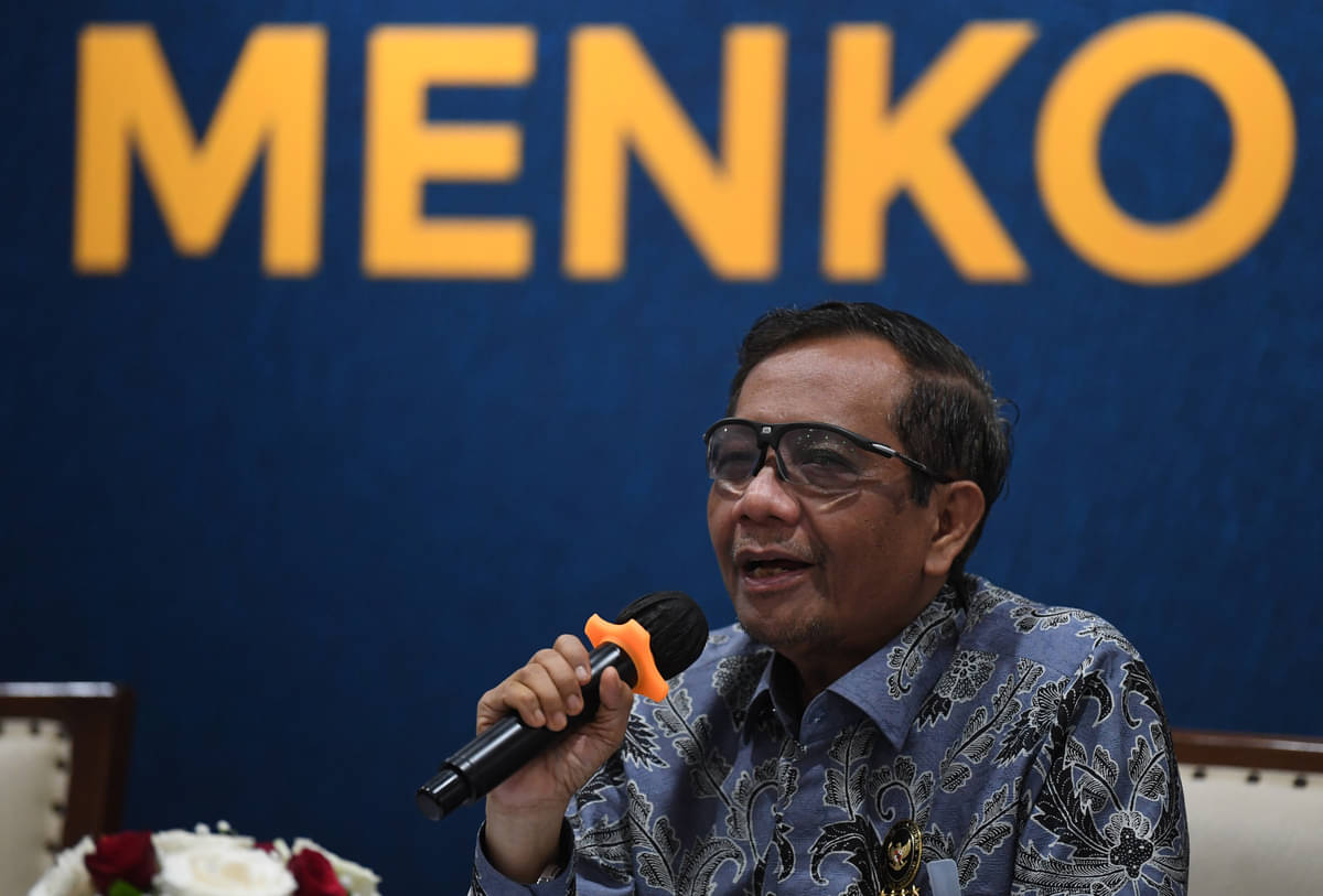 Menko Polhukam Mahfud MD.
