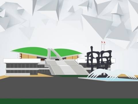 Ilustrasi Gedung DPR-MPR