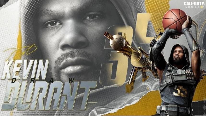 Karakter Kevin Durant di gim Call of Duty: Mobile