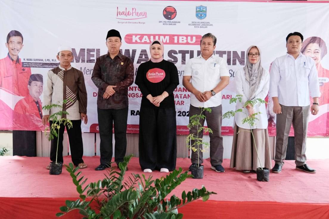 HaloPuan yang berfokus dalam penyuluhan melawan stunting, mengerahkan timnya dalam perang melawan stunting di Kota Banjar, Jawa Barat.