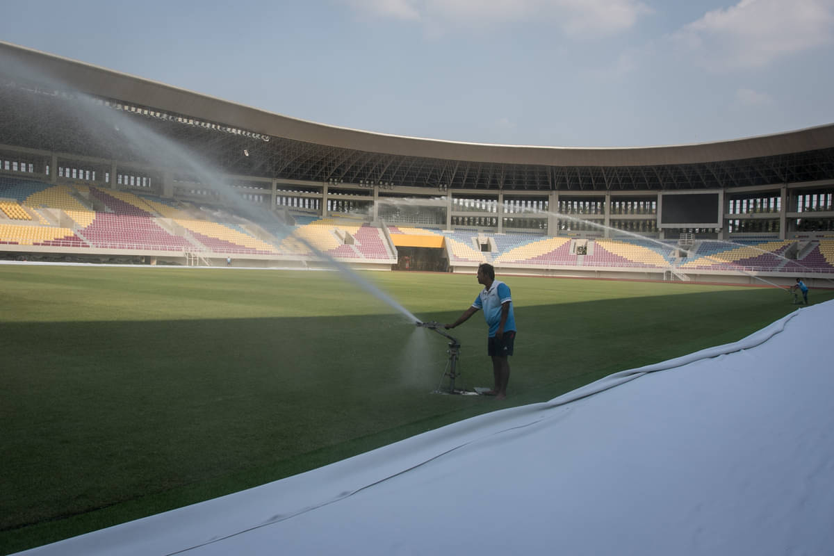 PSSI menunjuk Stadion Manahan sebagai lokasi pertandingan babak semifinal dan final pertandingan Piala Dunia U-17.