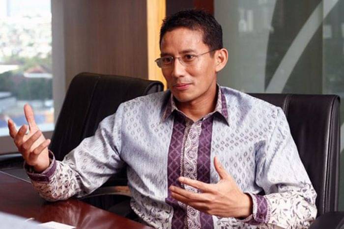 Menteri Pariwisata dan Ekonomi Kreatif Sandiaga Uno.