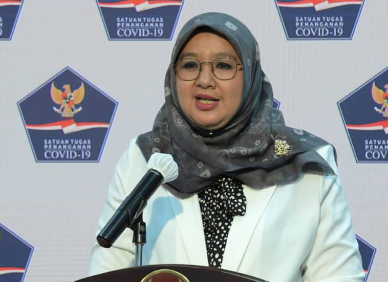 Kepala Biro Komunikasi dan Pelayanan Publik Kemenkes Siti Nadia Tarmizi