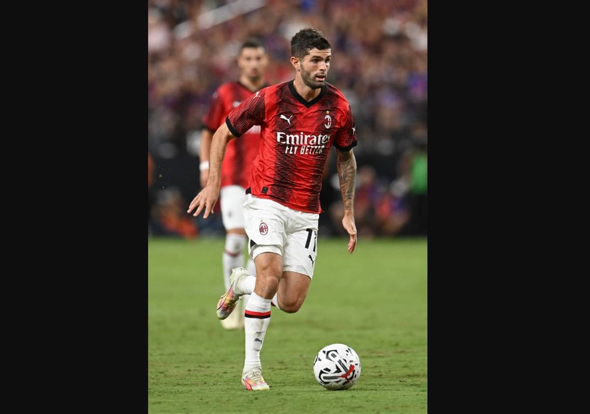 Pemain AC Milan Christian Pulisic