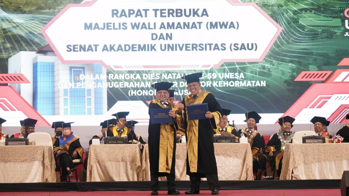 Gelar Doktor Kehormatan untuk Sekjen Kemenkumham Komjen Andap Budhi Revianto