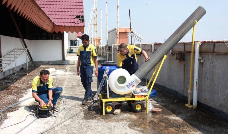 18 Gedung di Jakarta sudah Pasang Water Mist Generator