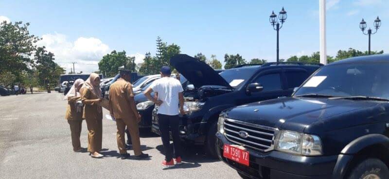 Ribuan kendaran dinas Babel nunggak pajak