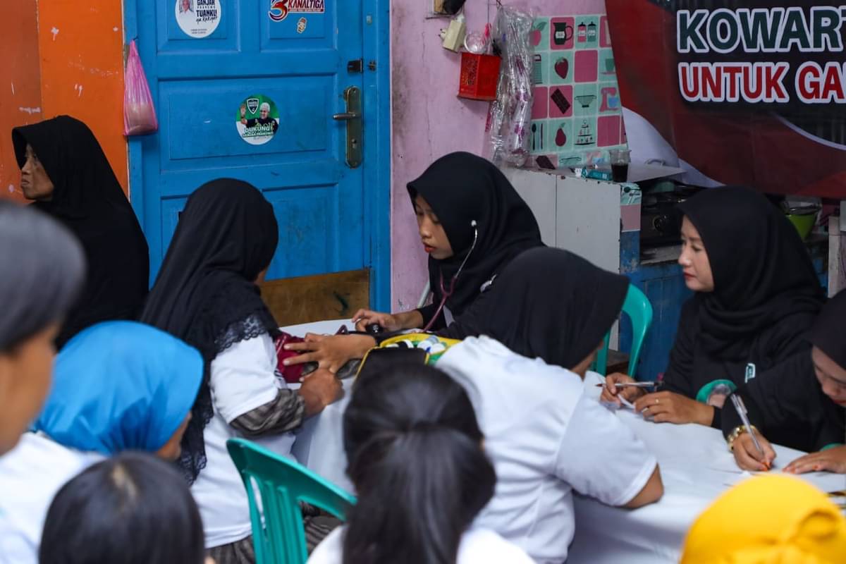Layanan cek kesehatan gratis di Jakarta barat