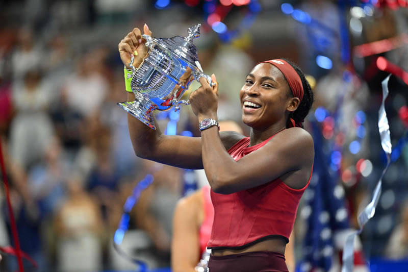 Gauff kalahkan Sabalenka dan raih gelar Grand Slam pertamanya. 