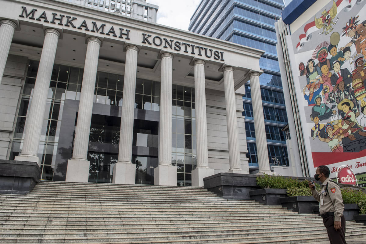 Gedung Mahkamah Konstitusi di Jakarta.