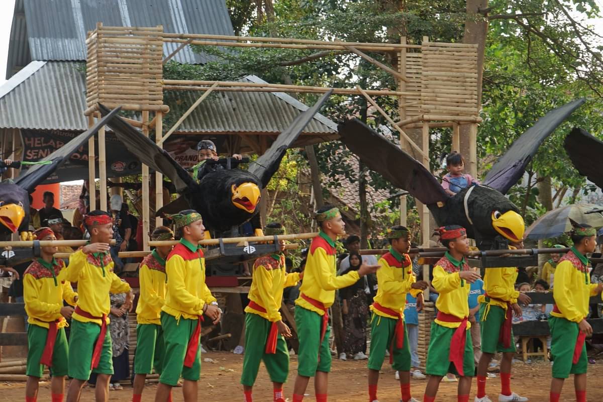Pertunjukkan Reak Kuda Renggong di Kabupaten Bandung, Jawa Barat