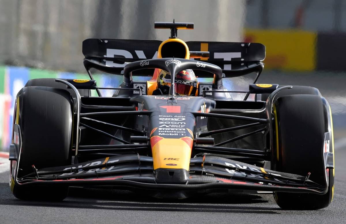 Pembalap tim Red Bull Max Verstappen