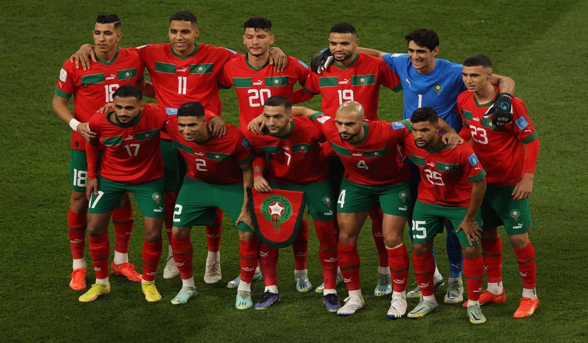 Timnas Maroko yang tampil di Piala Dunia 2022