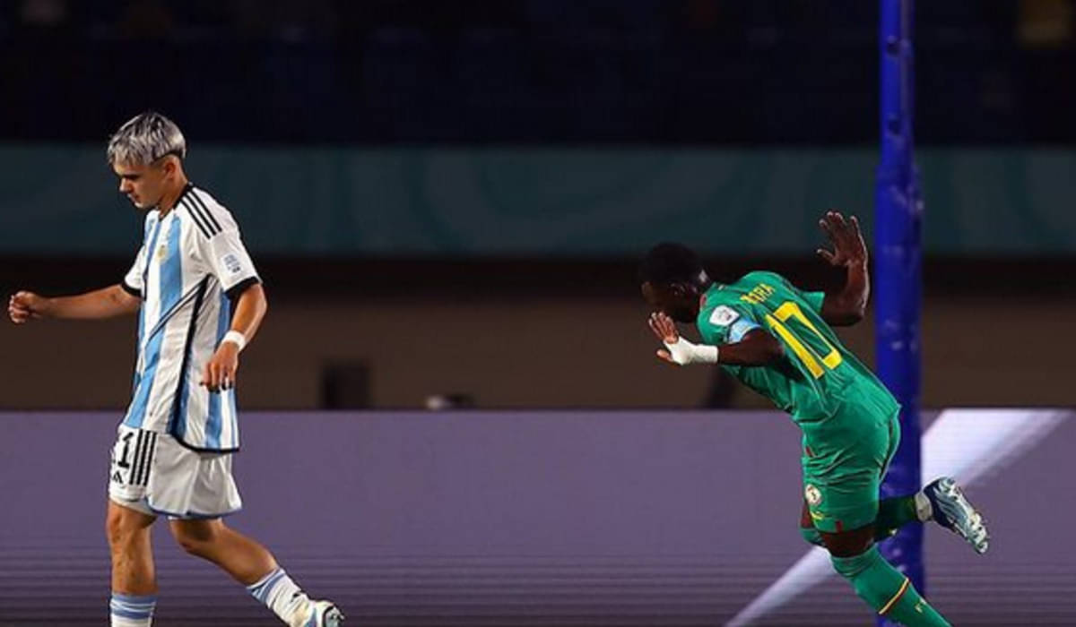 Pertandingan Senegal VS Argentina di Piala Dunia U-17 2023.