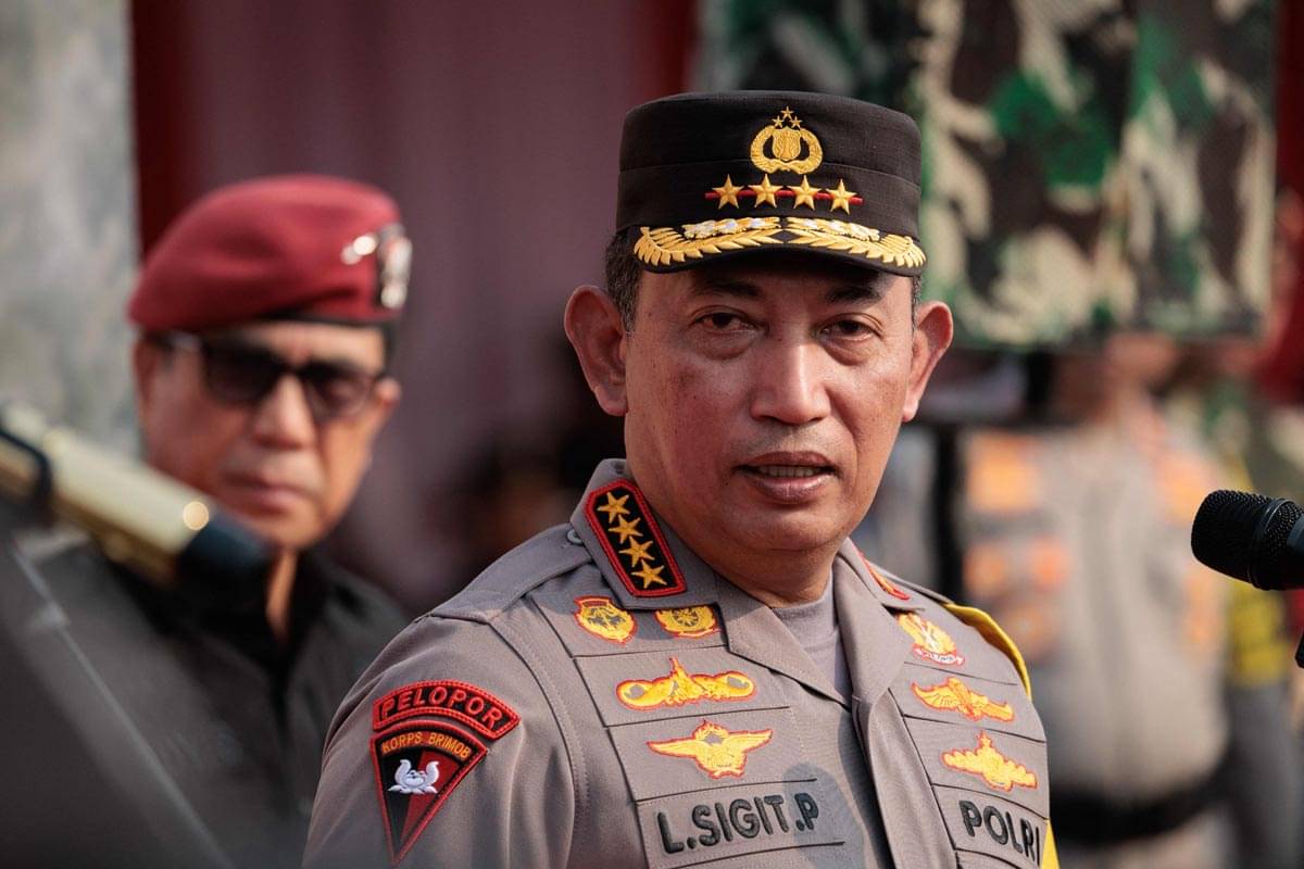 Kapolri berkunjung ke KPK untuk menandatangani ksepakatan antar kedua lembaga penegak hukum tersebut.