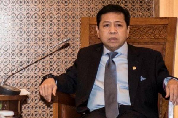 Eks Ketua DPR Setya Novanto yang menjadi narapidana kasus KTP-e