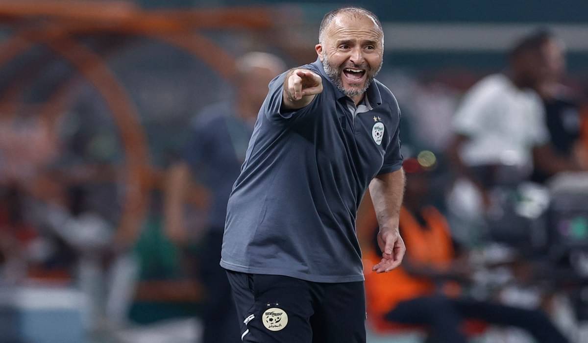 Pelatih timnas Aljazair Djamel Belmadi