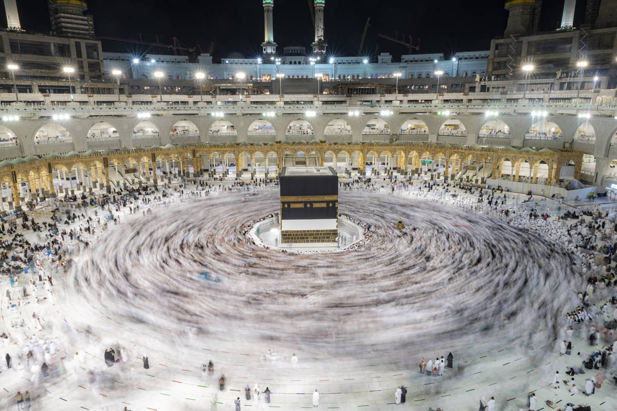 Kakbah di Kota Mekah, Arab Saudi