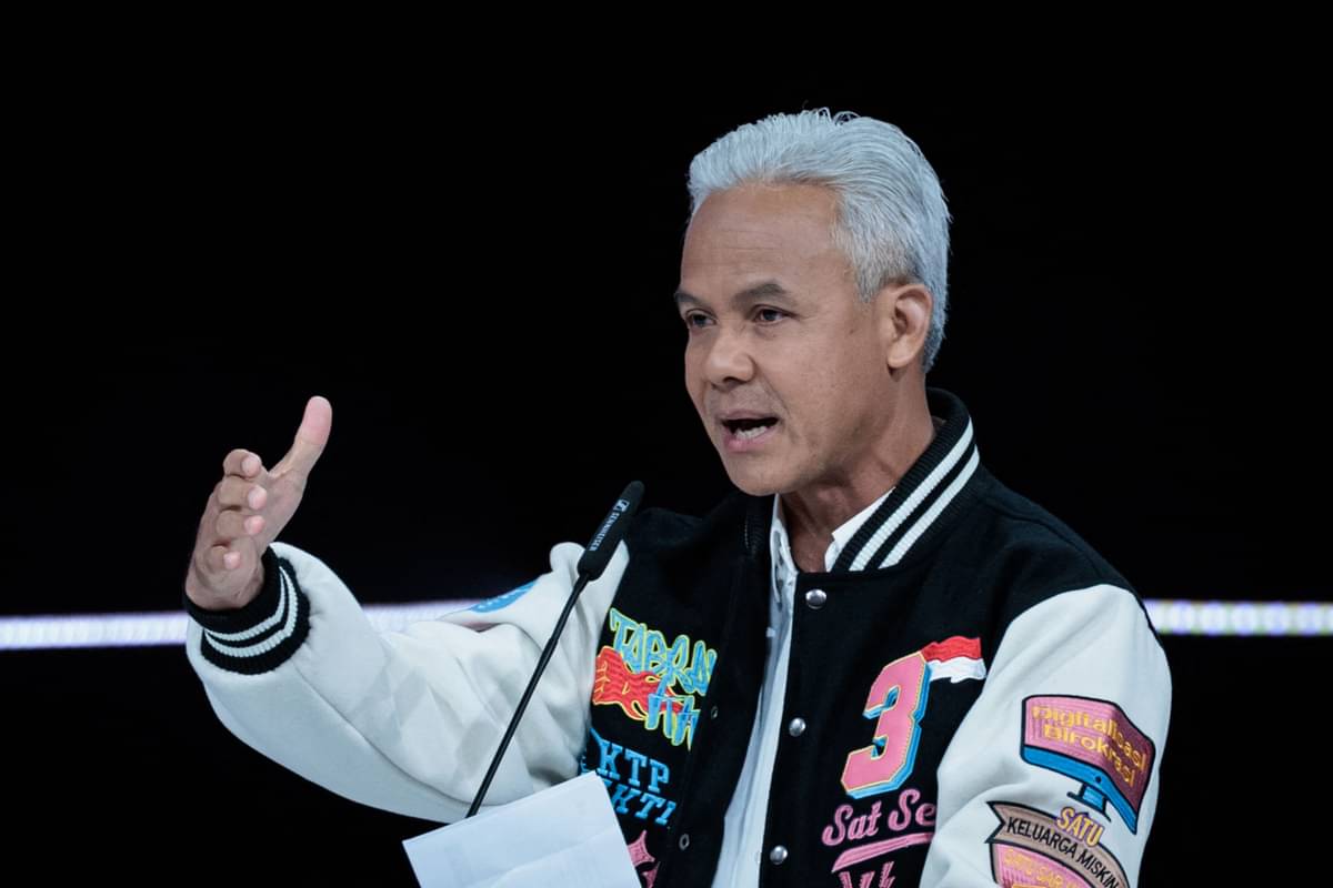 Kandidat capres nomor urut 3 Ganjar Pranowo
