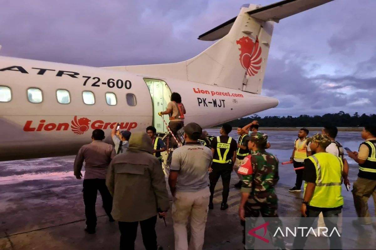Pesawat Wings Air yang hendak mendarat di Bandara Dekai, Kabupaten Yahukimo, ditembak pada 17 Februari 2024.