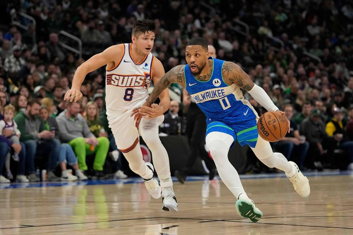 Damian Lillard tampil luar biasa saat membantu Milwaukee Bucks memenangkan pertandingan melawan Brooklyn Nets dengan skor 115-108.