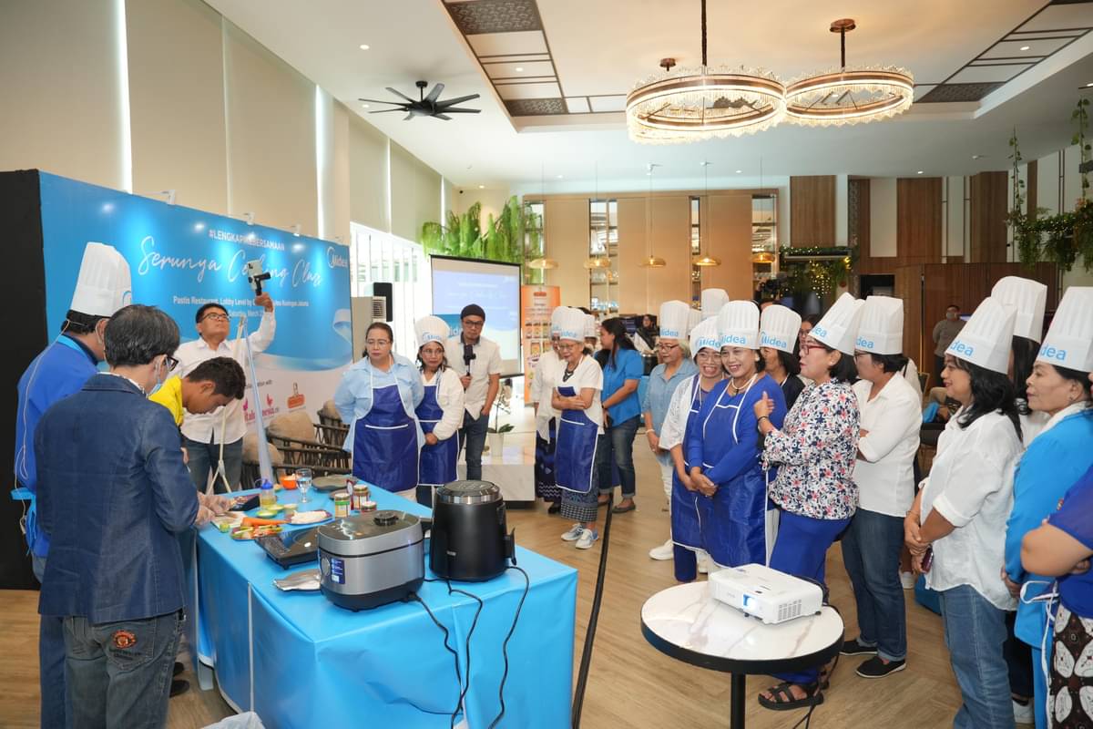 Cooking class bersama chef Imam Sugiarto dari Oakwood Suite Kuningan Jakarta.