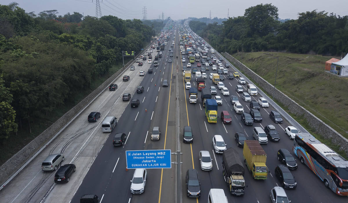 Tarif jalan tol Jakarta Cikampek dan MBZ naik pada Sabtu (9/3/2024)