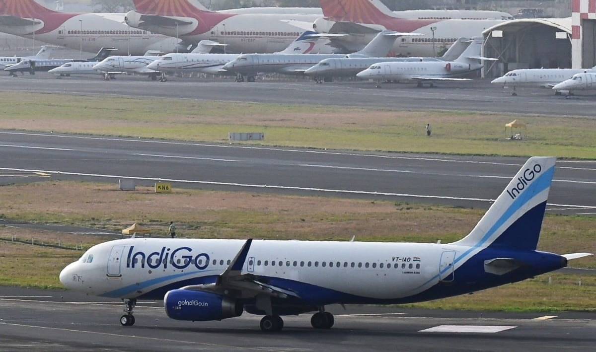 Pesawat Indigo Airlines.