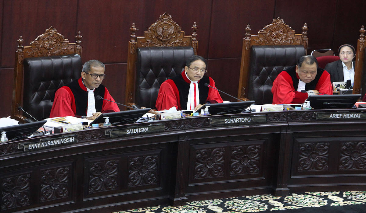 MK tolak gugatan PHPU yang diajukan Anies-Cak Imin